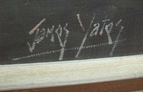 R30 000!!! James Yates SA (1944 - ) LARGE 1.33m x 89cm Oil on Canvas in original frame