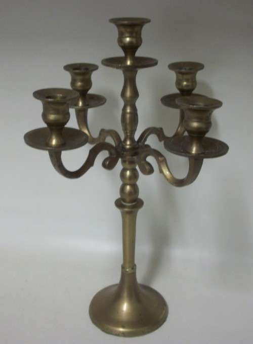 Brass Candelabra - 41 cm tall! 1kg!
