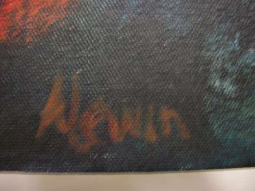 A Lewin - Oil on Canvas, stretched onto frame, ready for hanging