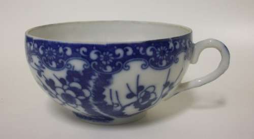 Blue and White Trio - with markings. Extremely dainty!