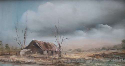 BARGAIN BUY and LOw START!!! Barbara Ploner (SA 1946 - ) LARGE 120x74cm Original Painting, Framed