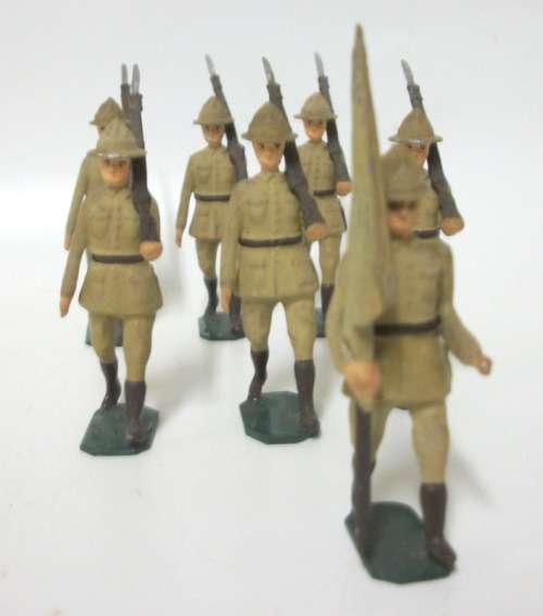 7 Lead Soldiers - WW1 American Infantry