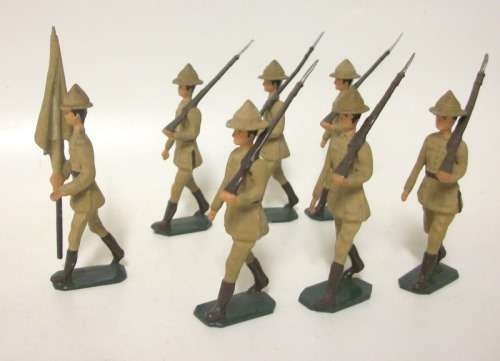 7 Lead Soldiers - WW1 American Infantry