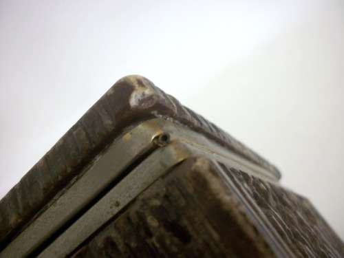 Marble Trinket Box - 13.5 x 9.5 and 6cm tall. With a few small chips.