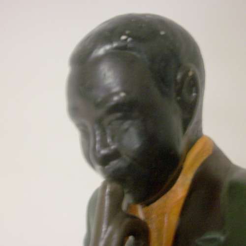 Interesting Figurine of a Jazz Musician playing a trumpet - 23cm tall