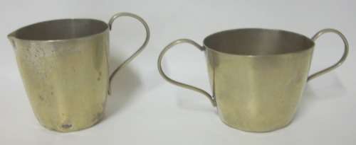 E.P.N.S milk jug and sugar bowl