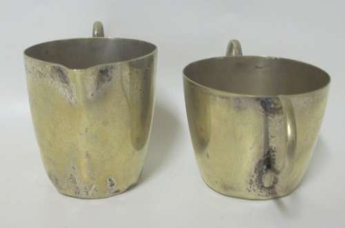 E.P.N.S milk jug and sugar bowl