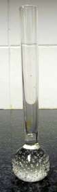 MURANO - Tall Specimen Vase with controlled bubbles (20cm) - Crazy R1 N/R