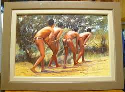 DANIEL NOVELA - Scarce Original OIL - VALUE = R25 000+     R1 N/R!!!