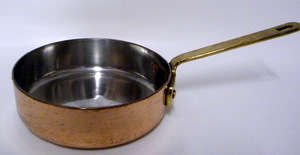 Stunning Copper, Brass and Stainless Steel Saucepan - WoW R1 N/R!!!