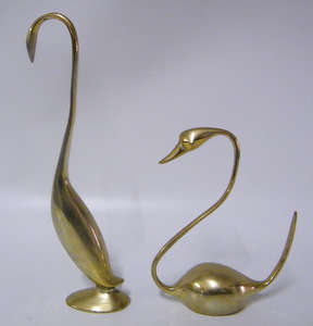 2 Solid Brass Birds - Stylish and Stunning!