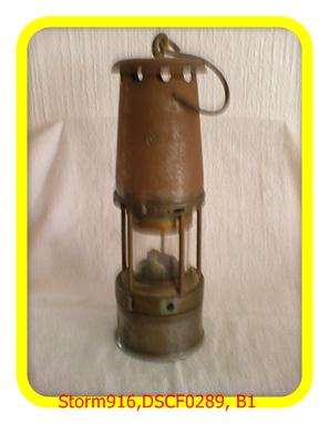Wolf Miners Carbide Safety Lamp