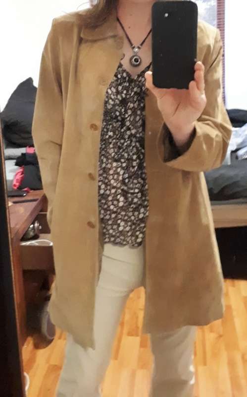Genuine Pig Suede Jacket