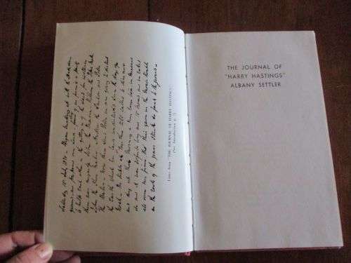 THE JOURNAL OF HARRY HASTINGS, ALBANY SETTLER - Rev. John Ayliff
