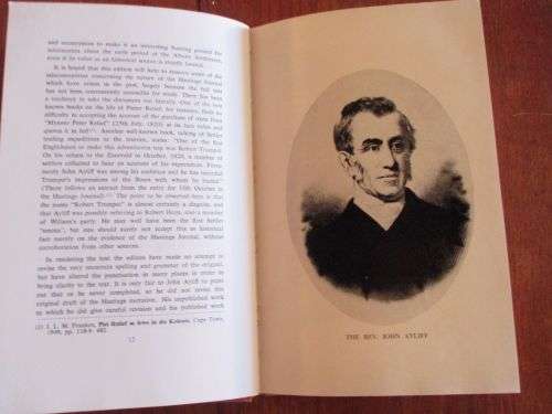 THE JOURNAL OF HARRY HASTINGS, ALBANY SETTLER - Rev. John Ayliff