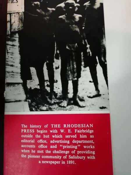 THE RHODESIAN PRESS - WD Gale