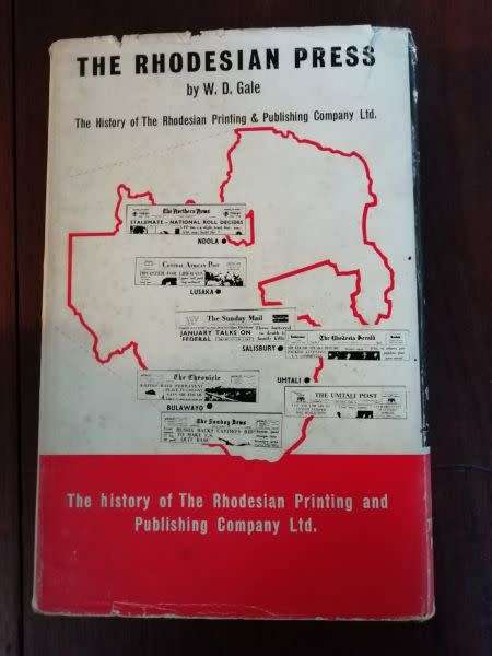 THE RHODESIAN PRESS - WD Gale