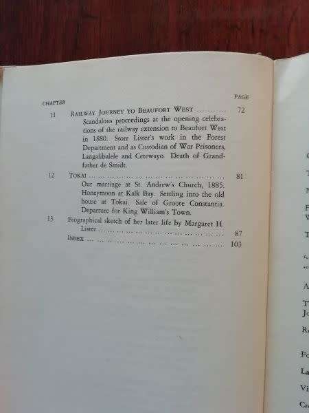 REMINISCENCES OF GEORGINA LISTER