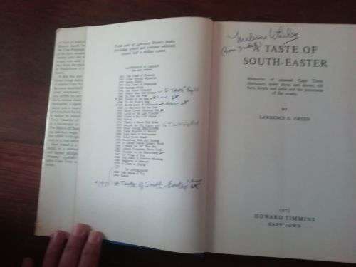 a TASTE OF SOUTH-EASTER - Lawrence G Green *first edition