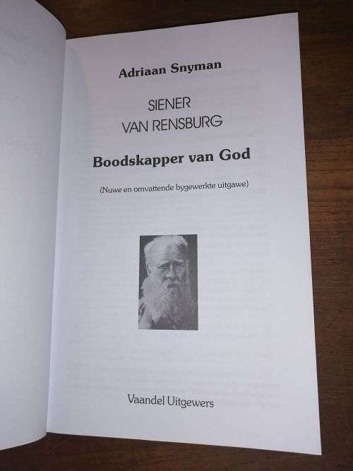 BOODSKAPPER VAN GOD - Siener VAN Rensburg