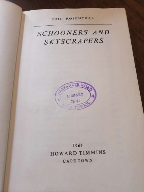 SCHOONERS AND SKYSCRAPERS - Eric Rosenthal