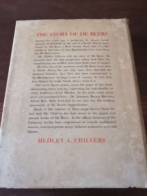 THE STORY OF DE BEERS - Hedley A Chilvers