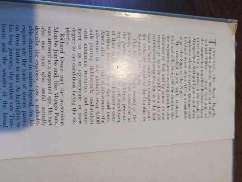 SAGA OF THE NIGER - Richard Owen