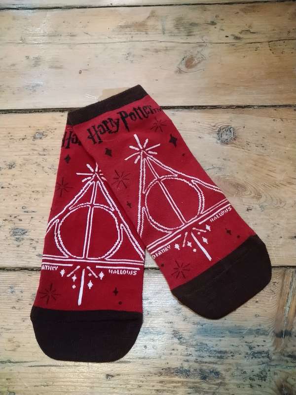 HARRY POTTER `ALWAYS` SYMBOL ANKLE SOCKS -  Unisex kids socks