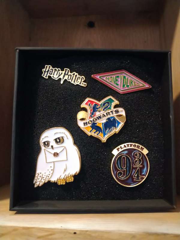 HARRY POTTER ENAMEL PIN SET IN GIFT BOX
