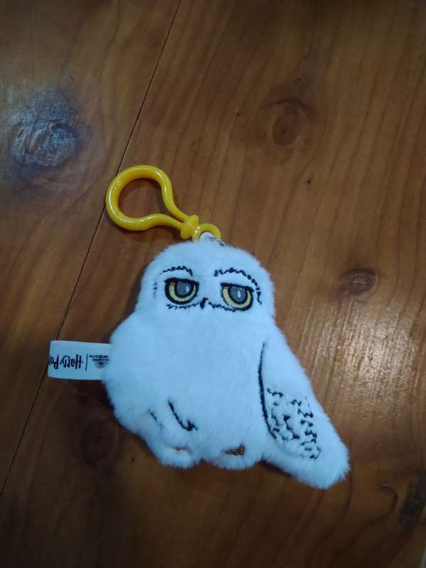 HEDWIG PLUSH BAG CHARM/KEYRING - Harry Potter Merchandise