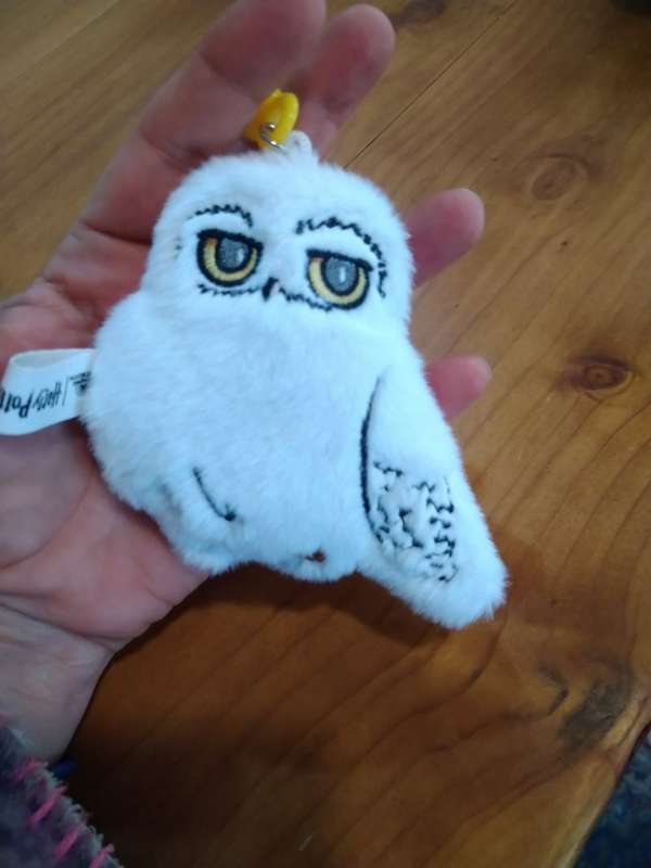 HEDWIG PLUSH BAG CHARM/KEYRING - Harry Potter Merchandise