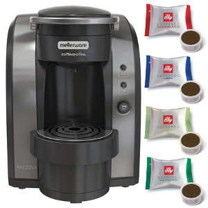 Mellerware Arezzo Capsule Coffee Machine + 40 FREE illy coffee capsules