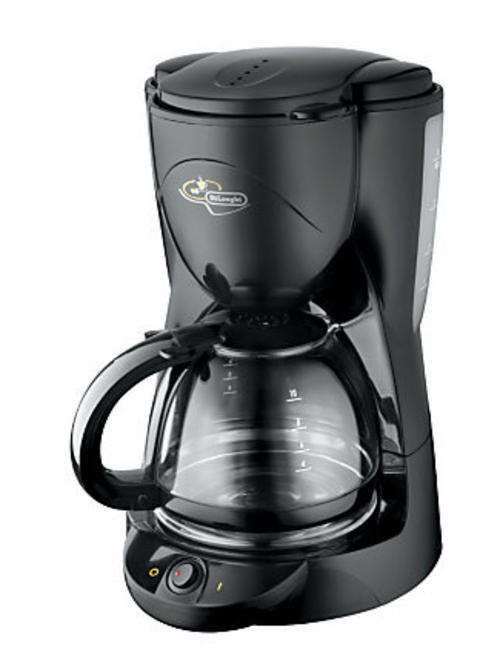 DeLonghi Black/Silver ground coffee maker(ICM2B)