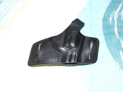 38 Special Black Leather Side Holster