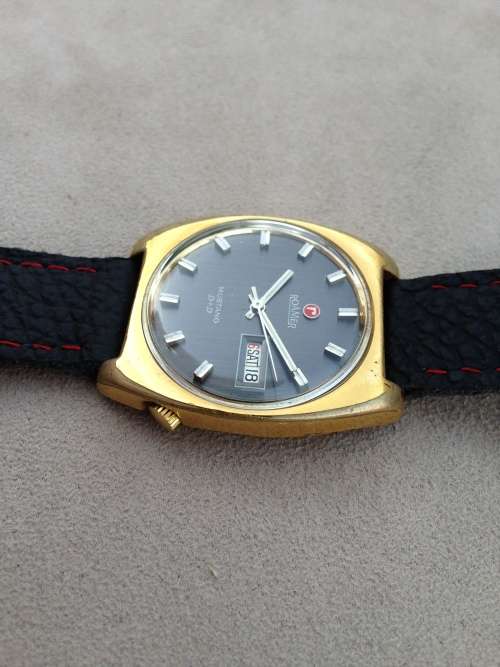 Rare ROAMER MUSTANG D+D DAY DATE WATCH