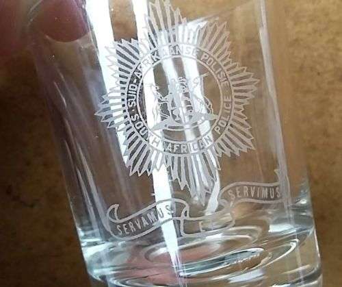 South African Police (SAP) Shot glass