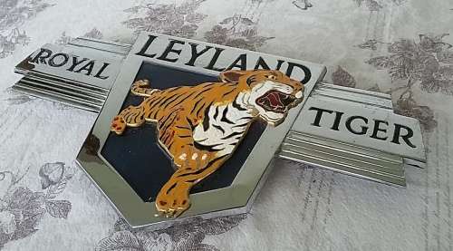 Large Leyland Royal Tiger Vintage Truck / Bus  Badge