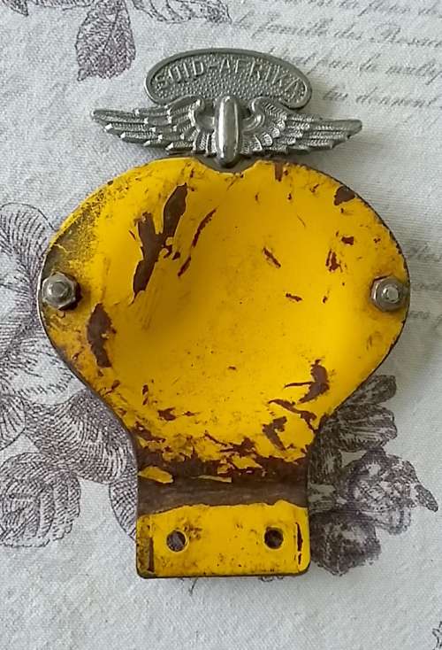 Vintage AA (Automobile Association) of South Africa Car Bumper Badge