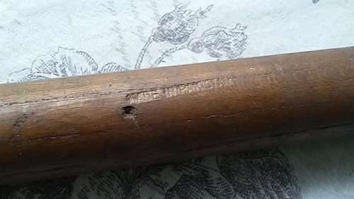 Set of Vintage Wooden Metal Spiked Cricket Wickets - No Bails