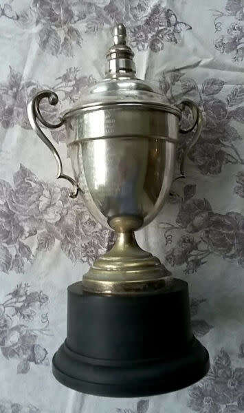 Large (40cm in height) 1950s Trophy for the Best Begonia in Bloom