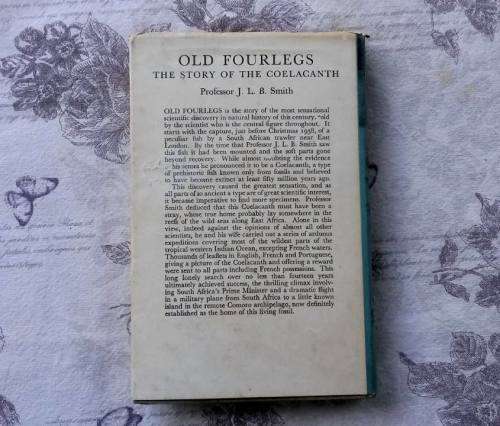 ***SIGNED*** Old Fourlegs - The Story of the Coelocanth by J.L.B. Smith