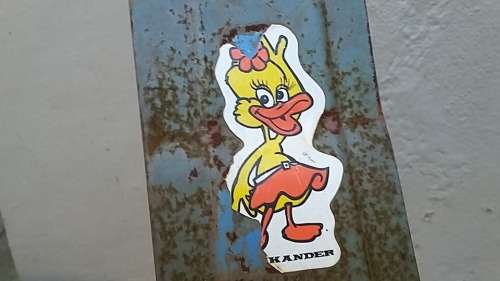 Original 'Afrikander' Toys Metal Dolls High Chair with 'fold-up' action
