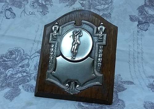 1940's Vintage UNNAMED Golfing Trophy