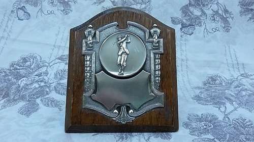 1940's Vintage UNNAMED Golfing Trophy