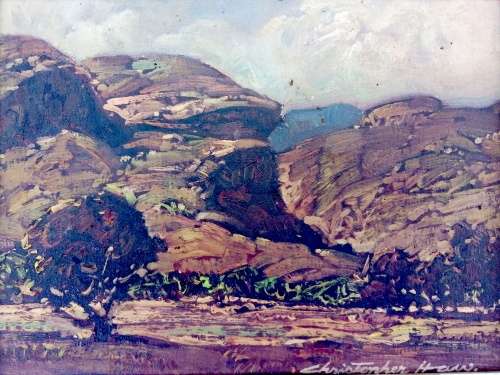 Original Chris Haw Oil on Board - Golden Gate, Clarens