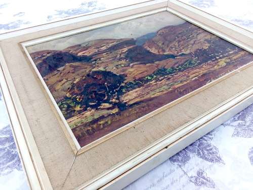 Original Chris Haw Oil on Board - Golden Gate, Clarens