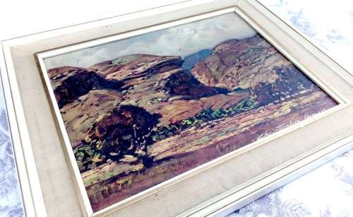 Original Chris Haw Oil on Board - Golden Gate, Clarens