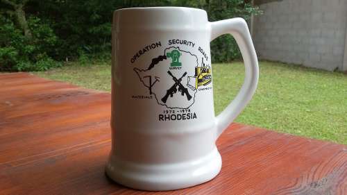 RHODESIAN OPERATION SECURITY ROADS 1972-1978 MUG