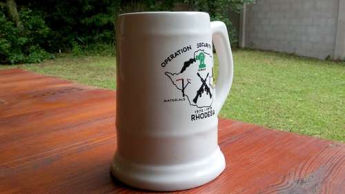 RHODESIAN OPERATION SECURITY ROADS 1972-1978 MUG