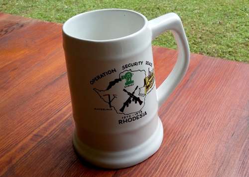 RHODESIAN OPERATION SECURITY ROADS 1972-1978 MUG